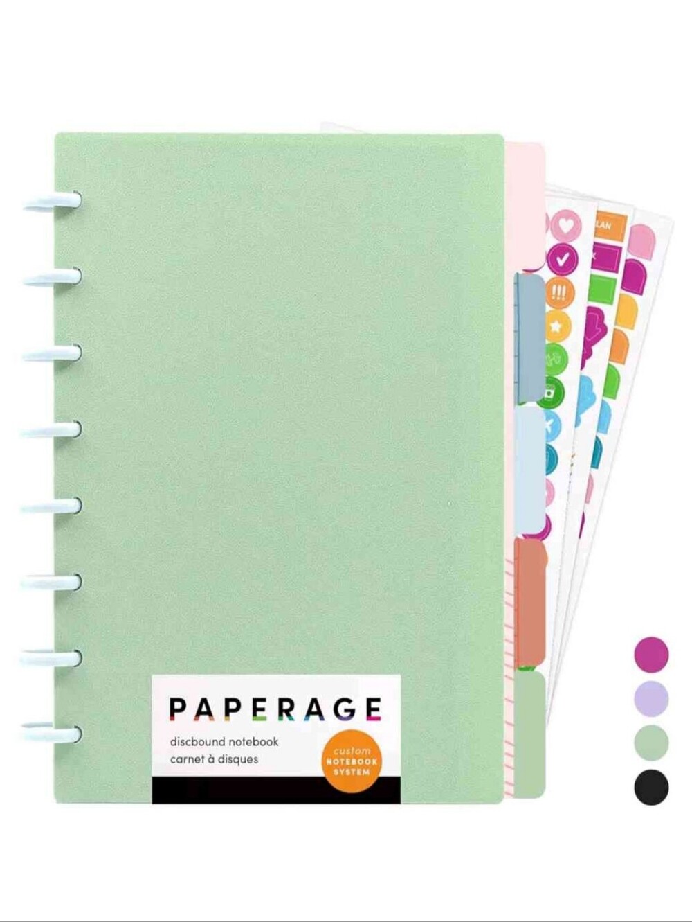 PAPERAGE Customizable Discbound Notebook